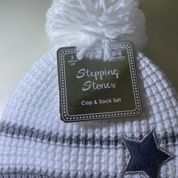 Baby Cap & Sock Set by Stepping Stones - Picture 2 of 5